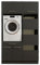 LAUNDREEZY Waschmaschinenschrank, Wäscheschrank und 2x Schrankaufsatz, Anthrazit - Waschmaschinen-Überbauschrank TÜV-zertifiziert mit viel Stauraum - 117,5 x 200 x 67,5 cm (B/H/T)