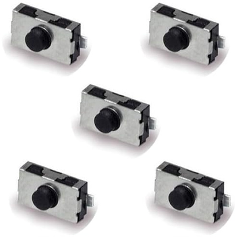 5 Micro-interrupteurs Micro Switch Bouton Poussoir pour Télécommande Plip Clé Toyota Corolla