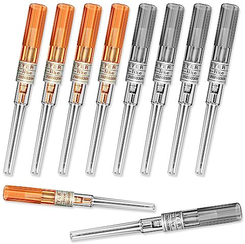 TONBAO 10 Stück Piercing Nadeln 14G Einweg Für Körperpiercings