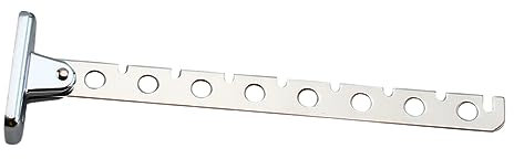 KITANDOVE Rotatable Swivel Coat Hooks 8 Hole Wall Mounted Storage Board Hangers Space Saver