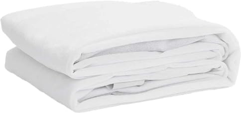 vidaXL Matratzenschoner Weiß 160x220 cm Wasserdicht
