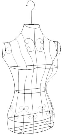 kowaku Hängende Halbkörper-Torso-Schaufensterpuppe, Kleiderpuppe, Torso, Halbkörper, weibliche Schaufensterpuppe zum Nähen