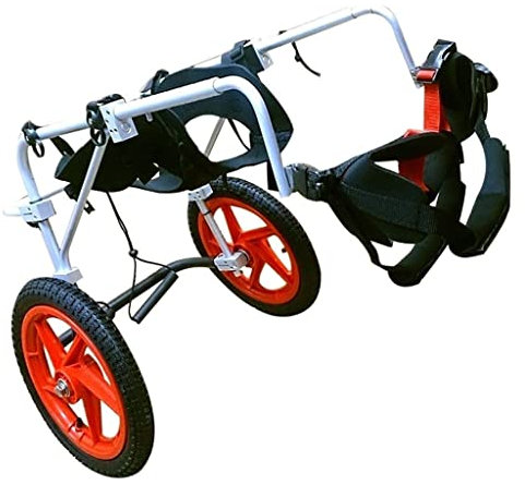 Haustierrollstuhl für große Hunde, großer Hunderollstuhl, Hunderäder für die Hinterbeine, Haustierwagen, Hunderollstuhl, Rehabilitation der Hinterbeine, Walkin Wheels, Help Em Up-Geschirr (Größe: XL