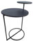 Garden Pleasure Beistelltisch IRIS Anthrazit Deko Tisch Sofa Couchtisch Eisen pulverbeschichtet Maße ca.: L35xB35xH0cm