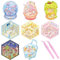 DabbOo 10 Artikel DIY House Stickers 3d Haus Aufkleber Set Scene Sticker mit Edelstahlpinzette Hausaufkleber Selber Machen Geeignet für Erwachsene und Kinder