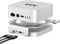 Akkyajaure Hub USB 4 40Gbit/s et Support pour Mac Mini M4/M4 Pro, Station d'accueil entièrement en Aluminium avec boîtier SSD M.2 40Gbit/s (NVMe PCle), 3 Ports USB 2.0, Audio 3,5 mm, hôte USB4