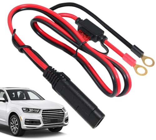 SAE Batterieanschluss - Schnelltrennverdrahtung SAE auf O Ring Ferminal | Autobatterie Adapter Elektrisches Ersatzkabel für Auto Motorrad ATV Solarpanel co