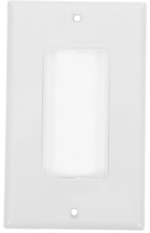 Ciieeo 2pcs Brush Cable Management Plate Wire Chimney Brush Threading Panel Brickwork Wall Pass-Through Plate