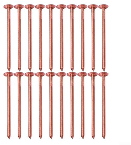 babominimer Chiodi per rimozione ceppi di alberi in rame puro, 65 mm, 75 mm, strumento professionale per controllo delle radici del giardino, per tronchi di grandi dimensioni, 20-50 pezzi (E)