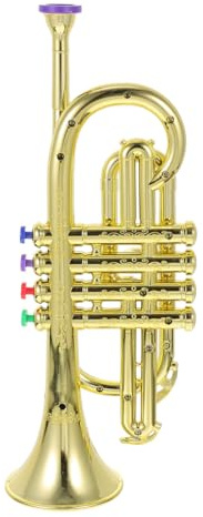 DEARMAMY Jouet Trompette Enfants À Quatre Tons Instrument Musical Simulation En Plastique 14.17In Pour Éducation Musicale Et Développement Créatif