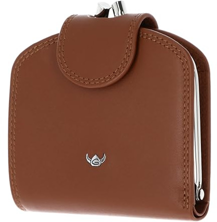 Golden Head Leder Geldbörse Polo RFID Protect Bügelbörse 2048 Cognac braun