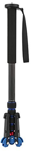 KIMISS Carbon Fiber Monopod for DSLR - C-222+M-1 Portable Telescopic Monopod with Walking Stick Handle - Electronics/Camera & Photo/Tripods/Monopods
