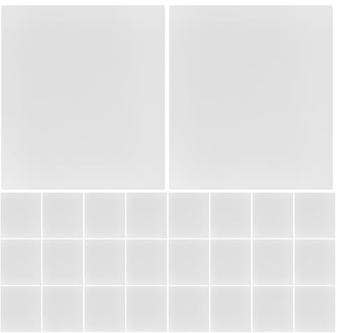 PERSELOSO 30 Stück Transparente Zeichenmatten für 3D-Druck – Wiederverwendbare 3D-Stift-Zeichenmatte – Hitzebeständige Unterlage für DIY-Kunst, Malerei, Kopieren und Basteln
