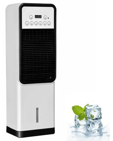 Aire Acondicionado Portátil De 12000 Btu, Enfriador Evaporativo Y Calefactor Con Control Remoto, Función Doble De Enfriamiento Y Calefacción Para Habitación, Oficina, Rv, Camping Frío Solo