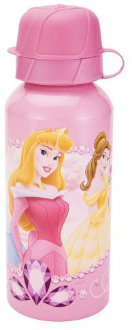 Zak Designs Disney Prinzessinnen Sportflasche aus Aluminium, 425 ml