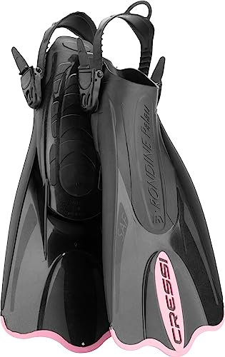 cressi Flossen palau saf, schwarz rosa, S/M-38/41, CA135438