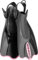 Cressi Palau Saf, Pinne Corte Regolabili per Nuoto e Snorkeling Unisex, Nero/Rosa, S/M (38/41)