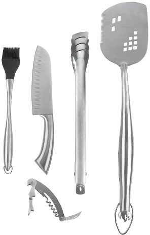 Napoleon PRO 5-teiliges Grillbesteck aus Edelstahl