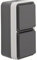 Hager BERKER Berk AP-Steckdose SCHUKO 47703525 2fach