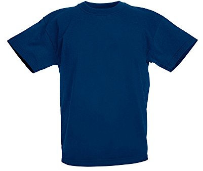 Fruit of the Loom Childrens/Kids Original Short Sleeve T-Shirt (7-8 Years) (Navy)