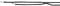 TRIXIE Hundeleine Cavo V-Leine S–M, 2,00 m ø 12 mm in schwarz - verstellbare Leine für Outdooraktivitäten - für kleine bis mittelgroße Hunde - 143501