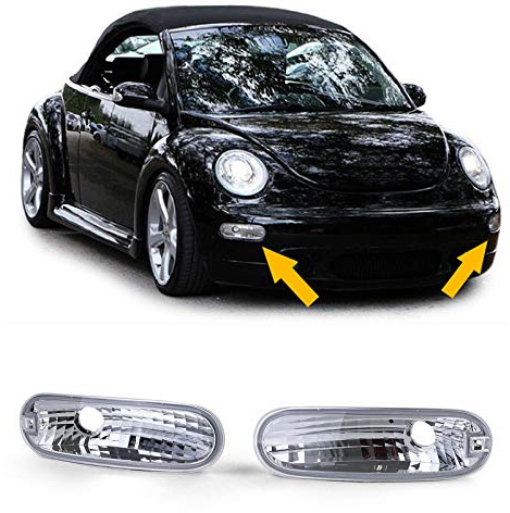 Klarglas Front Blinker Chrom für VW New Beetle 98-06