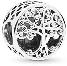 Minibees Charm Albero della Famiglia Argento Sterling 925