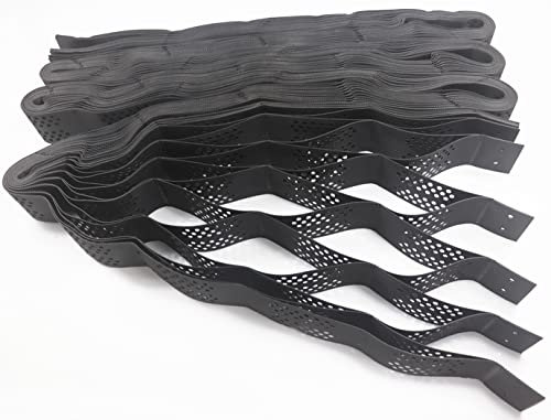 Yeaborn Geo Grid Ground Grid 9x18 ft Groundgrid 4 Inch Thick Geo Cell Grid Polyethylene 162 sq ft, 1890 LBS per sq ft Strength Gravel Ground Grid for Landscaping Slopes Garden Patios Pathways Parking