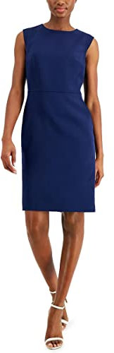 Anne Klein Ärmelloses, kurzes Damenkleid, Distant Mountain, 36 DE