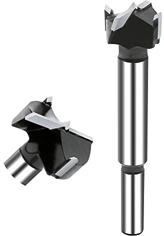 NICAVKIT 18mm Brocas Forstner de carburo para madera, Taladro de madera de carburo, Broca Fresadora Madera Hole Saw, Broca De Alas Planas Para Taladrar En Madera, Plástico, Madera Contrachapada