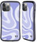 Head Case Designs Offizielle Kierkegaard Design Studio Modern Liquid Swirl Violett Kunst Hybride Handyhülle Hülle Huelle kompatibel mit Apple iPhone 14 Pro Max