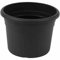 Siena Garden ECO Cilindro 45cm schwarz Kunststoffgefäß mit Bodenlöchern