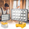 T-SUN LED Work Lights for Dewalt 18V/20V Battery, 45W 20000LM Chargeable Flood Lights with Low Voltage Protection & USB-C Charging, Job Site Lighting for Emergency Workshop Garage Camping (No Battery)