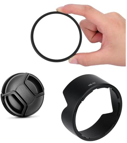 Filtre UV HB32 Capuchon de Pare-Soleil, for Nikon 18-140 18-135 18-105 18-70 Objectif D7500 D7200 D7100 D780 D850 D750 D5500 D5600 D610 D600
