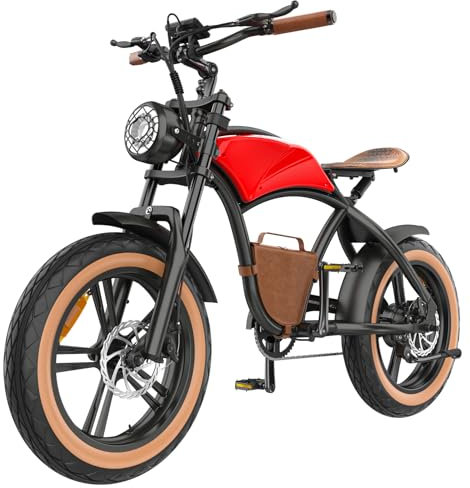 Electric Bike 20 * 4 Fat Tire 40-60KM, 25KM/H, 12.5Ah Winter Snow Beach Hill Mountain Bike Electric Bicycle Motorbike, Dual Disc Brakes & Shocking Proof for Commute Adults Teens Old Boy b10