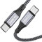 RAVIAD Câble USB C 2M, 240W PD3.1 Charge Rapide pour iPhone 15 Pro Max, Samsung S24 S23 S22 S21, MacBook Pro/Air, iPad Pro/Air, Ordinateurs Portables, Pixel