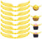 ALLY-MAGIC 50 Stück Gold Glitter Flügel Kuchen Dekoration, Zauberer Kuchen Deko Cupcake Topper, Dekoration Hexe aus Schokolade Cupcake Topper für Geburtstag Party E6-CBCP(2)