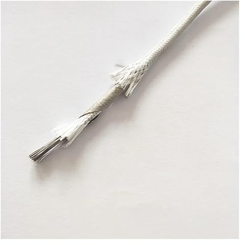 BADIKA Câble à Haute température Fil Chauffant électromagnétique en Nickel Pur mica, 50M, Haute température, 17, 15, 11, 9, 7, 6, 4awg, résistant à la Haute température 1000(6 AWG 16mm2)