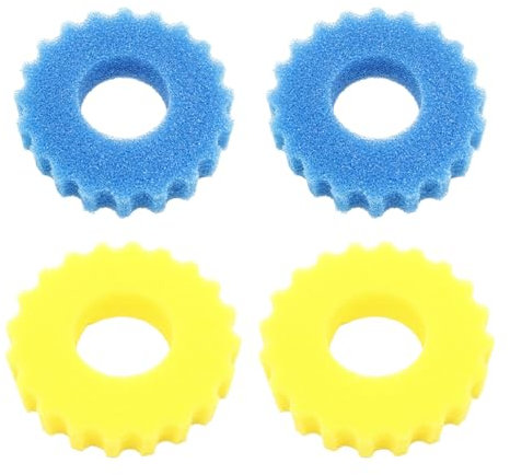 DeWangTradeDD Teichfilterschwamm CPF/CPA-5000, kompatibel mit SunSun Teichfilter, hocheffizienter Filterschwamm, biochemischer Schwamm, einfach zu ersetzender Teich-Filterschaum, Filtermedien, 4 Stück