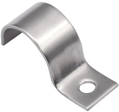 ZOCONE 24 Stück Befestigungsschelle 20mm, Einzelloch Rohrklemme 1,5 mm Dicke, rohrschellen edelstahl, für Kabelschellen Rohre, Wasserleitungen