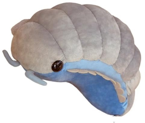 KUKUShining Niedliches Insekten Kuscheltier, Insekten Kuschelkissen Huggable Plüsch von Raupe Wasserbär Wodka für Geschenk Mädchen und Jungen(Gray,30cm/11.8in)