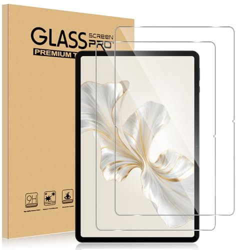 ELYCO Schutzfolie Kompatibel mit HONOR Pad 9/Pad 10 für Panzerglas, 2 Stück 9H Härte Anti-Kratzen Panzer Schutz Glas, Anti-Bläschen Panzer Schutz Glas, HD Clear Displayschutz