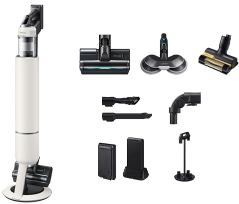 Samsung VS80F28EGS/WD, Aspirateur à Main sans Fil avec Accessoires, Santorini Beige