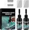 2Pcs Windscreen Repair kit, Windshield Crack Repair Kit, Windscreen Scratch Remover Tools, Glass Repair Kit, DIY Glass Cracked Repair Kits for Quick Fix Windscreen Cracks, Scratch, Chips, Nicks
