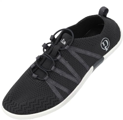 Palado Sneaker Damen Lostos - modische Turnschuhe mit Schnellschnürsystem - elegant und bequem - vielseitiger sportlicher Look Dunkelgrau UK3,5 - EU36