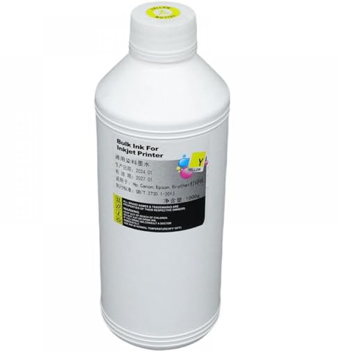 PZPSEQGM Tinten -Nachfüll -Kit 1000ml 1 kg schwarz C m y kompatibel mit Tintenstrahldruckern(1PC-Y)