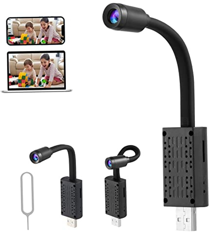 HEALSOPTHY Sorveglianza per Casa, Videocamera Sicurezza 1080p con Visione Notturna, Accesso Remoto e Interfono Vocale per Ragazzo Ragazza in Casa Stili multipli