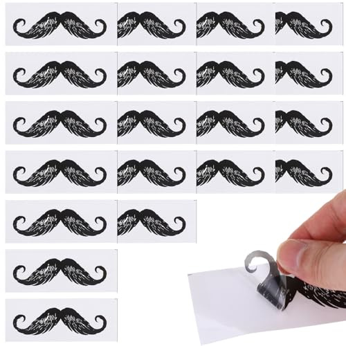 COOLHIYA 50pcs Nose Hair Kit Mustache Remover Stickers Beard Depilation Hair Removal Tool for Moustache Guard during Waxing