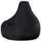 Bean Bag Bazaar Dalton Gaming Sitzsack für Erwachsene, Schwarz, Outdoor Sitzsack mit Füllung, Bean Bag, Wasserabweisender Stoff, Bequemer Sessel für Wohnzimmer, Garten, Terrasse