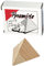 Pyramide Puzzle 2-teilig - Mini Holz Puzzle Knobelspiel Geduldspiel Klassiker Minipuzzle